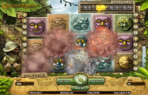 Gonzos Quest Screen Shot - Avalanche Reels 